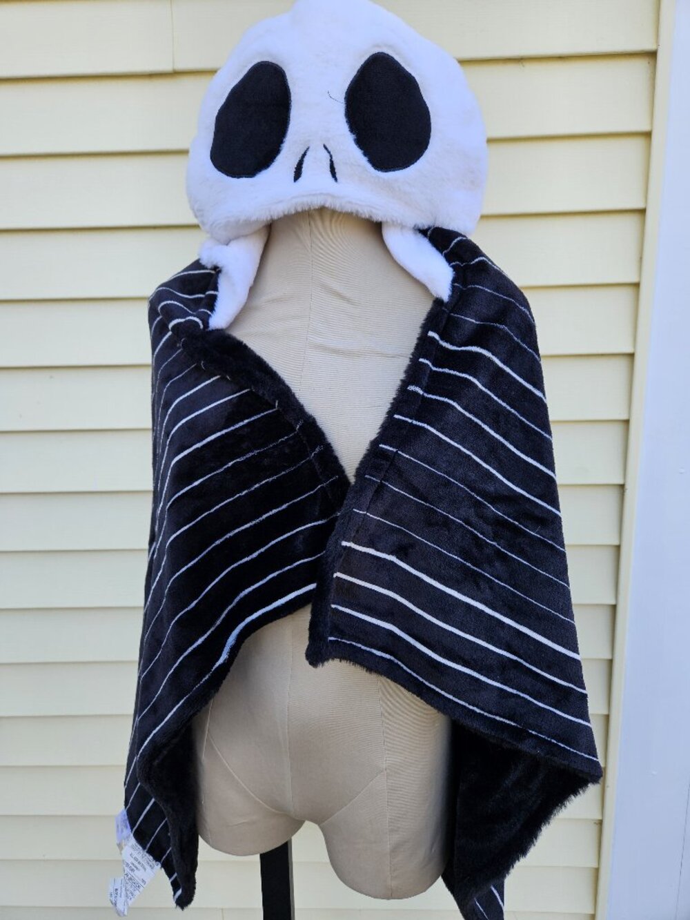 Disney Nightmare Before Christmas Jack Skellington Hooded Wearable Blanket 30x50